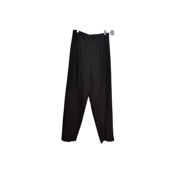 Vintage Charter Club Black High Waist Trousers Dress Pants  Pants Petite 6P - Picture 1 of 4